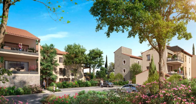 Achat / Vente immobilier neuf Aix-en-Provence secteur calme et arboré (13090) - Réf. 6732