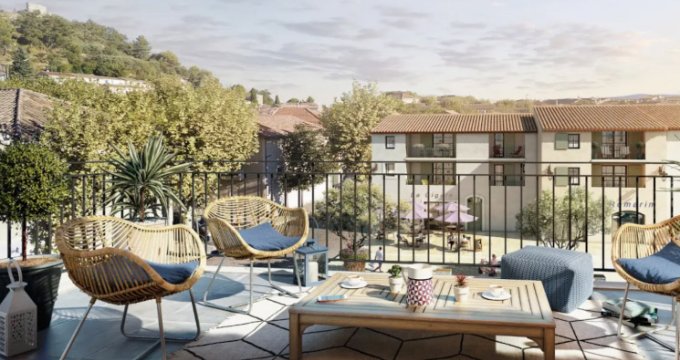 Achat / Vente immobilier neuf Rognes en plein centre du village (13840) - Réf. 11563
