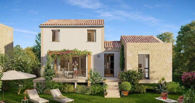 Achat / Vente immobilier neuf Saint-Étienne-du-Grès à 15 min de St Rémy de Provence (13103) - Réf. 7191