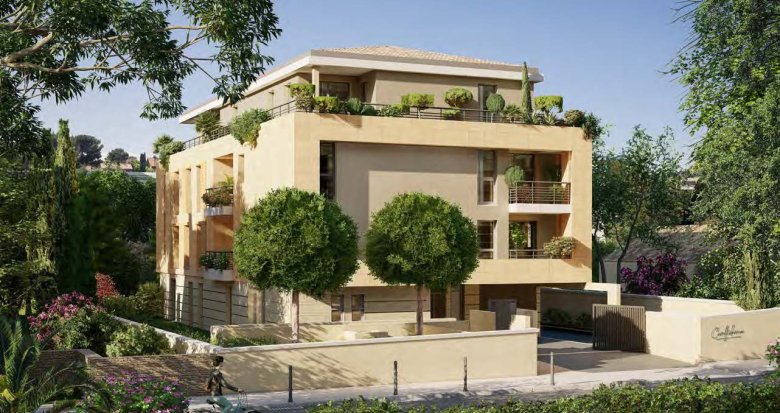 Achat / Vente immobilier neuf Aix-en-Provence à 10 min à pied du Cours Mirabeau (13090) - Réf. 8122
