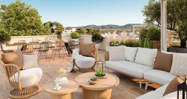 Achat / Vente immobilier neuf Aix-en-Provence à proximité du parc de la Torse (13090) - Réf. 11263
