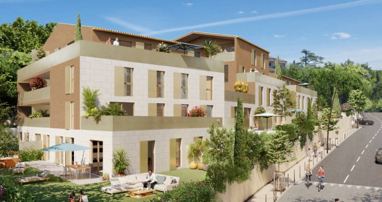 Achat / Vente immobilier neuf Aix-en-Provence à proximité immédiate du centre-ville (13090) - Réf. 7040