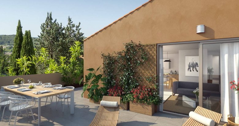 Achat / Vente immobilier neuf Aix-en-Provence à proximité immédiate du centre-ville (13090) - Réf. 7040