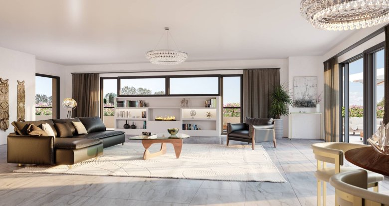 Achat / Vente immobilier neuf Aix-en-Provence résidence de standing aux portes de La Torse (13090) - Réf. 13084