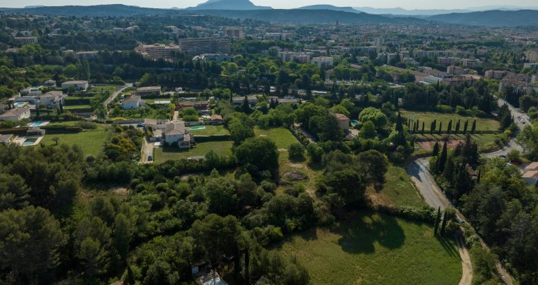 Achat / Vente immobilier neuf Aix-en-Provence résidence de standing quartier Bouenhoure (13090) - Réf. 8413