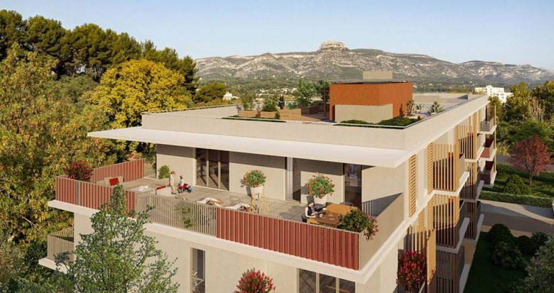 Achat / Vente immobilier neuf Aubagne à 1,5 km du centre-ville et de la gare (13400) - Réf. 8328