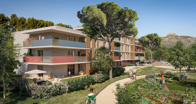 Achat / Vente immobilier neuf Aubagne à 1,5 km du centre-ville et de la gare (13400) - Réf. 8328