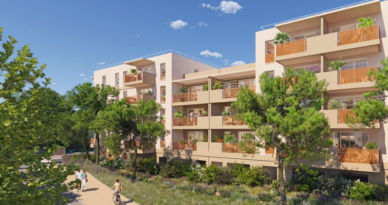 Achat / Vente immobilier neuf Istres au coeur d’un espace boisé classé (13800) - Réf. 13263