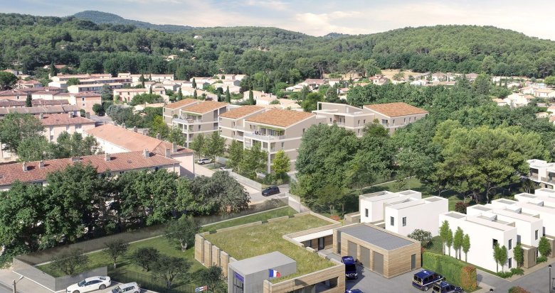 Achat / Vente immobilier neuf La Roque-d'Anthéron au pied du massif du Lubéron (13640) - Réf. 13174
