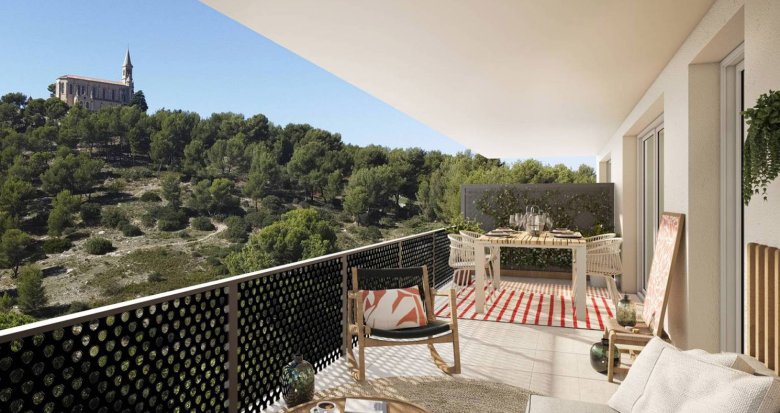 Achat / Vente immobilier neuf Marseille 9 entre colline de St-Joseph et village du Redon (13009) - Réf. 12580