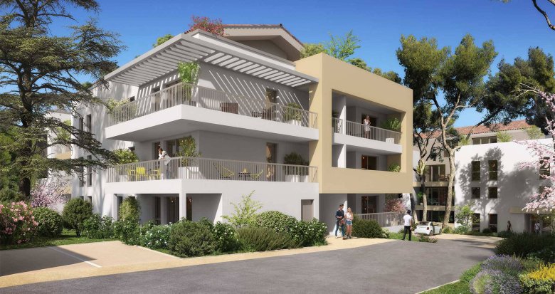 Achat / Vente immobilier neuf Martigues résidence provençale en pleine nature (13500) - Réf. 7345