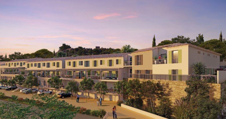 Achat / Vente immobilier neuf Rognes résidence intimiste au centre du village (13840) - Réf. 13223