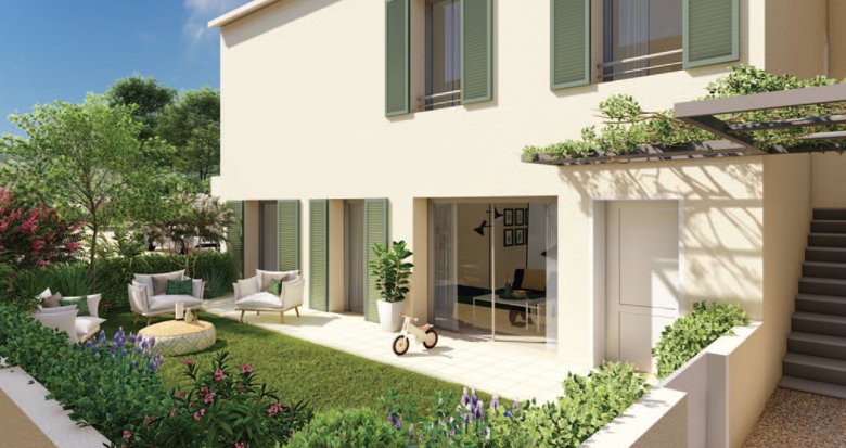 Achat / Vente immobilier neuf Rognes résidence intimiste au centre du village (13840) - Réf. 13223