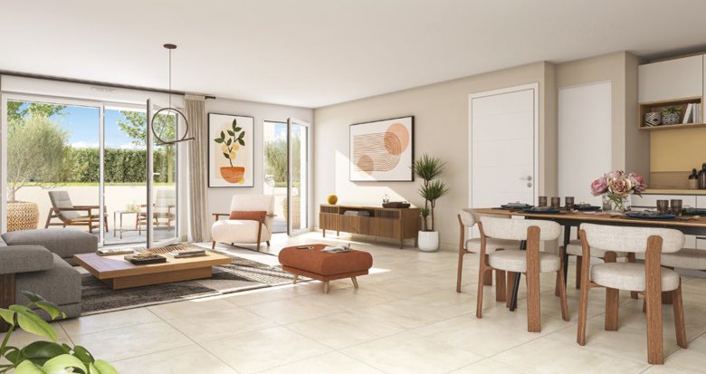 Achat / Vente immobilier neuf Rognes secteur calme à 300m du vieux centre (13840) - Réf. 12881