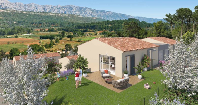 Achat / Vente immobilier neuf Rousset à 20 minutes d’Aix-en-Provence (13790) - Réf. 6928