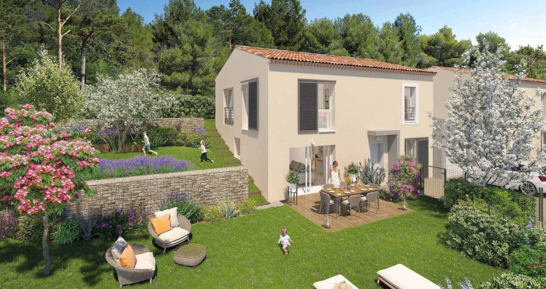 Achat / Vente immobilier neuf Rousset à 20 minutes d’Aix-en-Provence (13790) - Réf. 6928