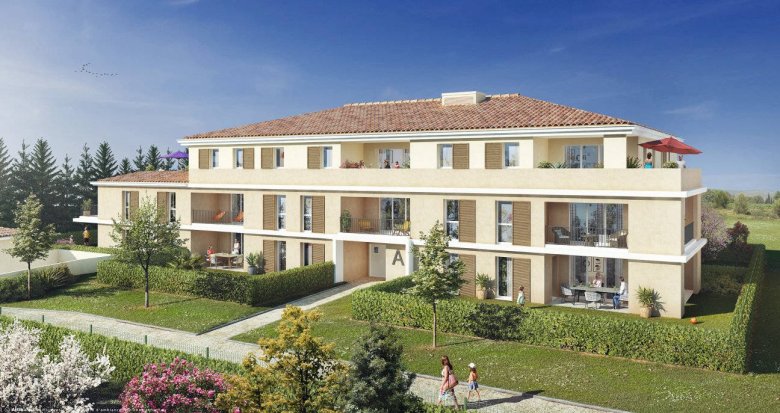 Achat / Vente immobilier neuf Saint-Cannat proche du centre-ville (13760) - Réf. 7797