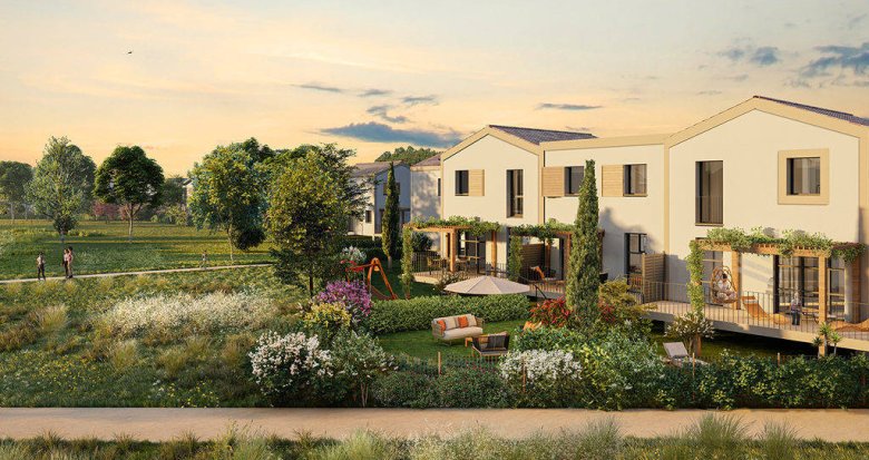 Achat / Vente immobilier neuf Saint-Étienne-du-Grès à 15 min de St Rémy de Provence (13103) - Réf. 11240