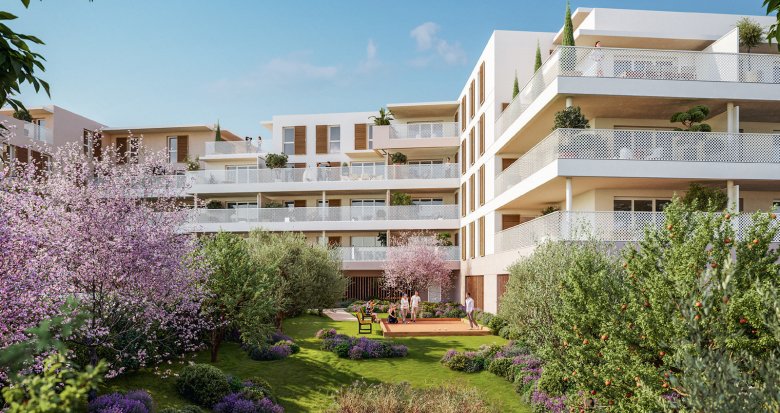 Achat / Vente immobilier neuf Vitrolles entre le Parc du Griffon et le centre-ville (13127) - Réf. 13142