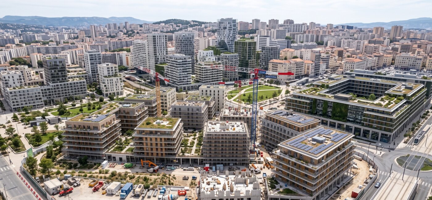 Euromed 2 à Marseille : le plus grand écoquartier de la ville