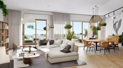 Programme immobilier neuf Campagne Giraud - Aix-en-Provence : logements neufs en bastide rénovée, proximité hôpital et nature (13090) - Référence : 17065