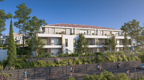 Programme immobilier neuf Domaine de l'Oratoire -  Aix-en-Provence : logements neufs sécurisés et verdoyants proche des commodités (13090) - Référence : 16887