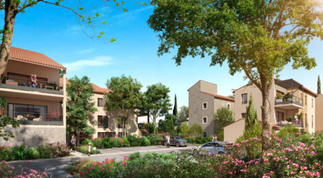 Programme immobilier neuf Domaine Saint Marc - Aix-en-Provence : Résidence T2–T5 avec cadre arboré et confort optimisé proche des commodités (13090) - Référence : 16922