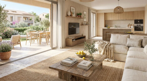 Programme immobilier neuf Les jardins d'Oléa - Gardanne quartier Biver à 3 min du centre-ville (13120) - Référence : 17928