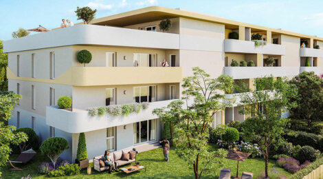Programme immobilier neuf Symbiose - Marignane cadre moderne proche centre et espaces verts (13700) - Référence : 17131