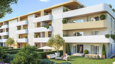 Programme immobilier neuf Symbiose - Marignane cadre moderne proche centre et espaces verts (13700) - Référence : 17131