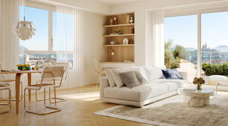 Programme immobilier neuf M99 - Marseille 2 : logements neufs T2–T4 proche du Vieux Port et de la mer (13002) - Référence : 17067