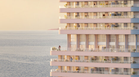 Programme immobilier neuf M99 - Marseille 2 : logements neufs T2–T4 proche du Vieux Port et de la mer (13002) - Référence : 17067