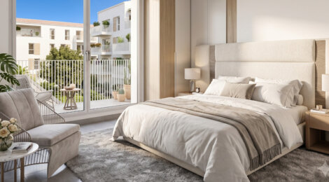 Programme immobilier neuf Héritage - Marseille 6 : Résidence studio–T4 avec cadre provençal et confort optimisé proche des commodités (13006) - Référence : 14529