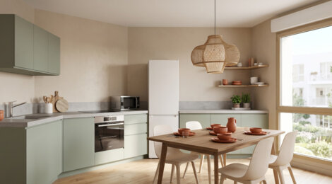 Programme immobilier neuf Héritage - Marseille 6 : Résidence studio–T4 avec cadre provençal et confort optimisé proche des commodités (13006) - Référence : 14529