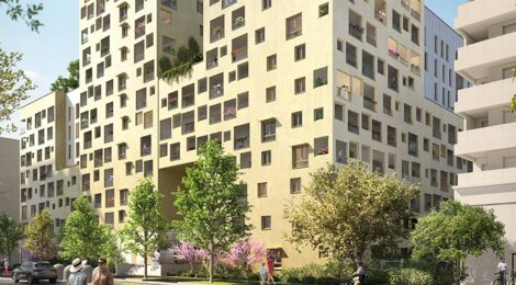 Programme immobilier neuf AURA - Les Fabriques - Marseille : logements neufs sécurisés et verdoyants proche des commodités (13015) - Référence : 18041