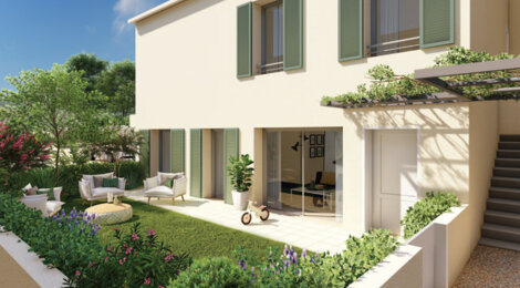 Programme immobilier neuf Les Reflets de Fontvieille - Rognes résidence intimiste situé au centre du village (13840) - Référence : 13223