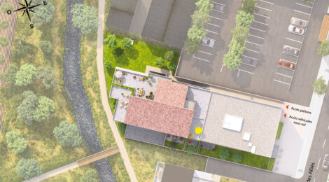 Programme immobilier neuf COTE RIVES - Roquevaire : logements neufs T2-T3 avec terrasses et panorama sur le Garlaban (13360) - Référence : 2626
