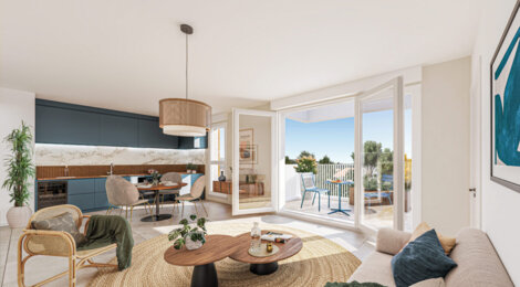 Programme immobilier neuf Les Boiseries du Parc - Vitrolles : logements neufs T2–T4 proche des commodités (13127) - Référence : 14425