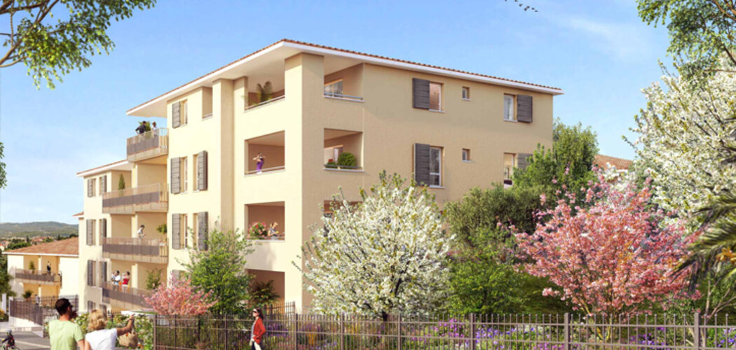 Programme immobilier neuf COEUR RESTANQUES - Allauch : Résidence T2–T4 avec jardins paysagers et style provençal en cœur de village (13190) - Référence : 1928