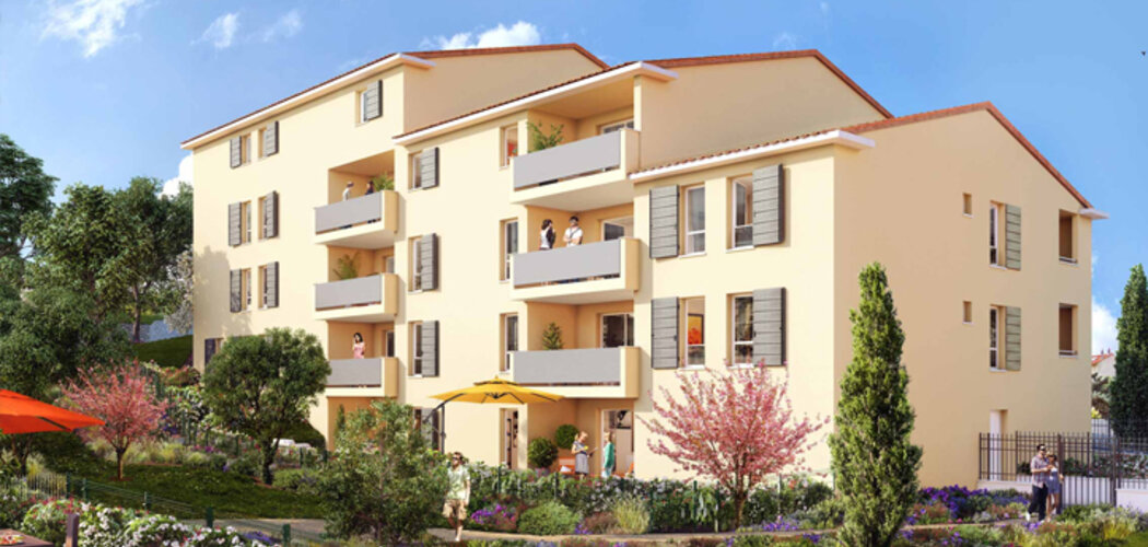 Programme immobilier neuf COEUR RESTANQUES - Allauch : Résidence T2–T4 avec jardins paysagers et style provençal en cœur de village (13190) - Référence : 1928