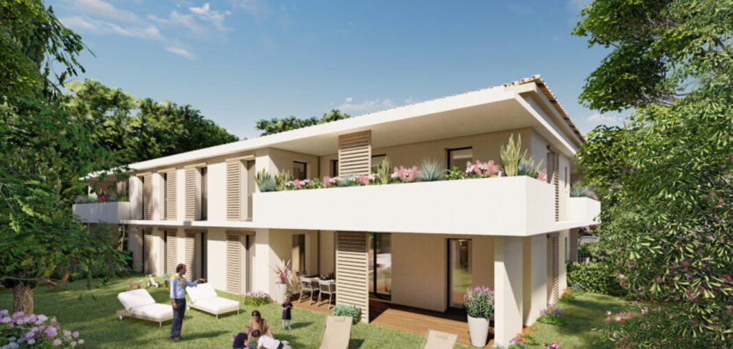 Programme immobilier neuf Campagne Giraud - Aix-en-Provence : logements neufs en bastide rénovée, proximité hôpital et nature (13090) - Référence : 17065
