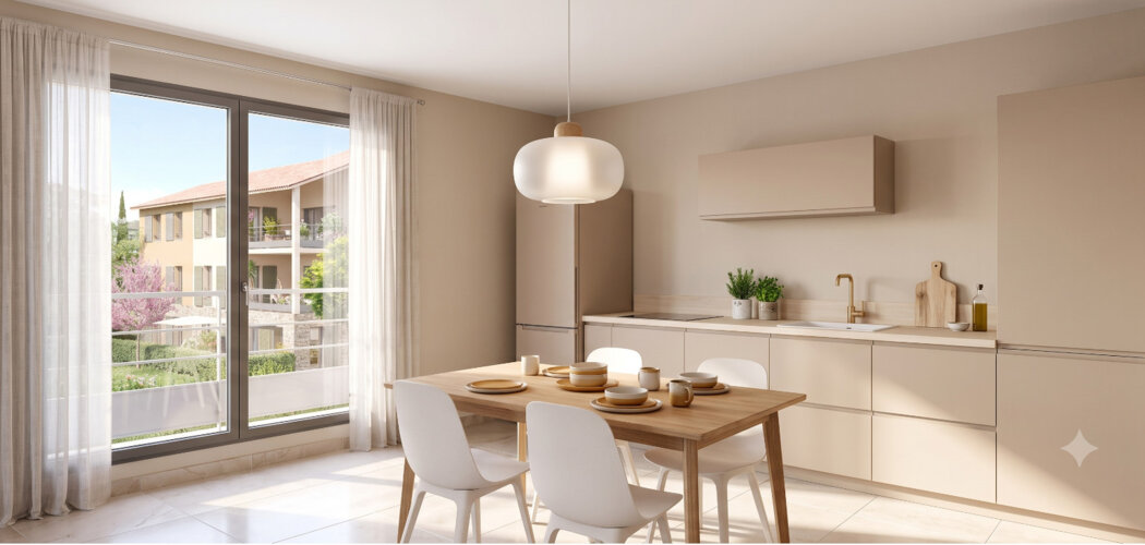 Programme immobilier neuf Domaine Saint Marc - Aix-en-Provence : Résidence T2–T5 avec cadre arboré et confort optimisé proche des commodités (13090) - Référence : 16922