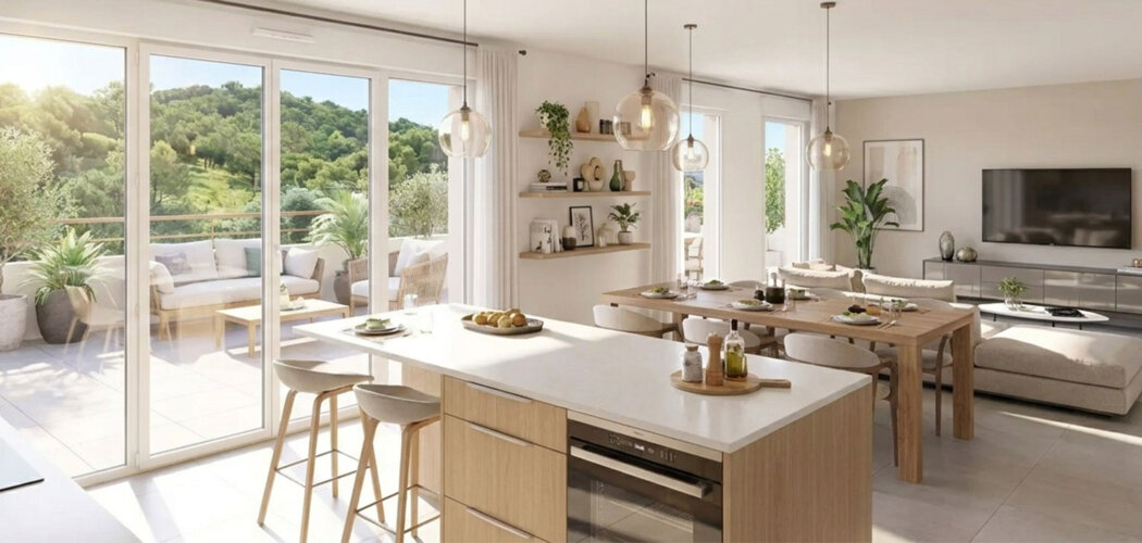 Programme immobilier neuf LES MAS DU ROUCAOUDO - Fuveau cadre provençal proche commerces et services (13710) - Référence : 17603
