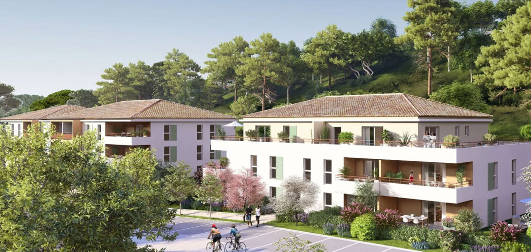 Programme immobilier neuf LES MAS DU ROUCAOUDO - Fuveau cadre provençal proche commerces et services (13710) - Référence : 17603