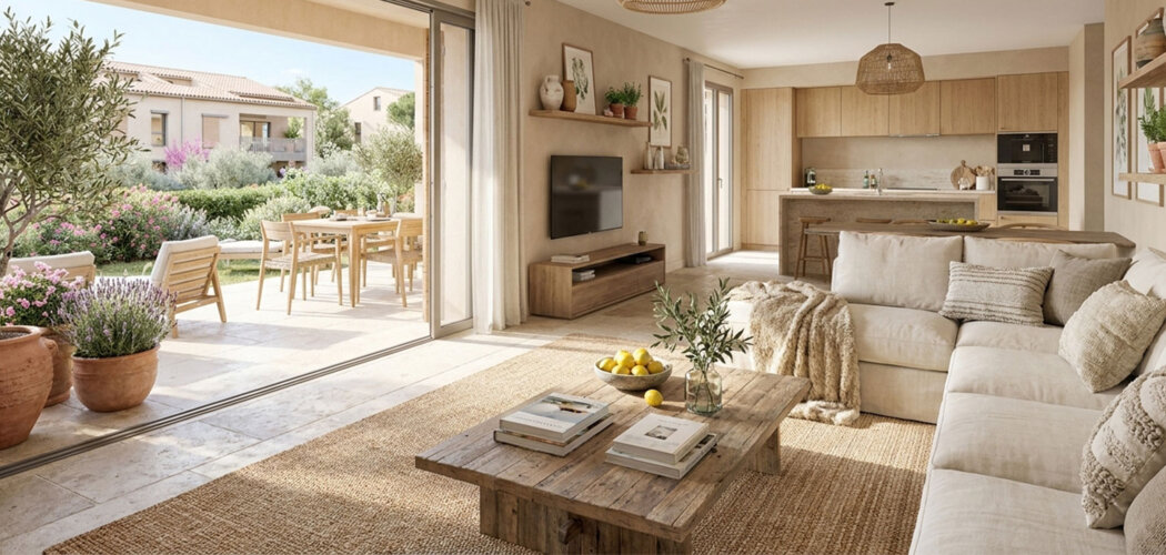 Programme immobilier neuf Les jardins d'Oléa - Gardanne quartier Biver à 3 min du centre-ville (13120) - Référence : 17928