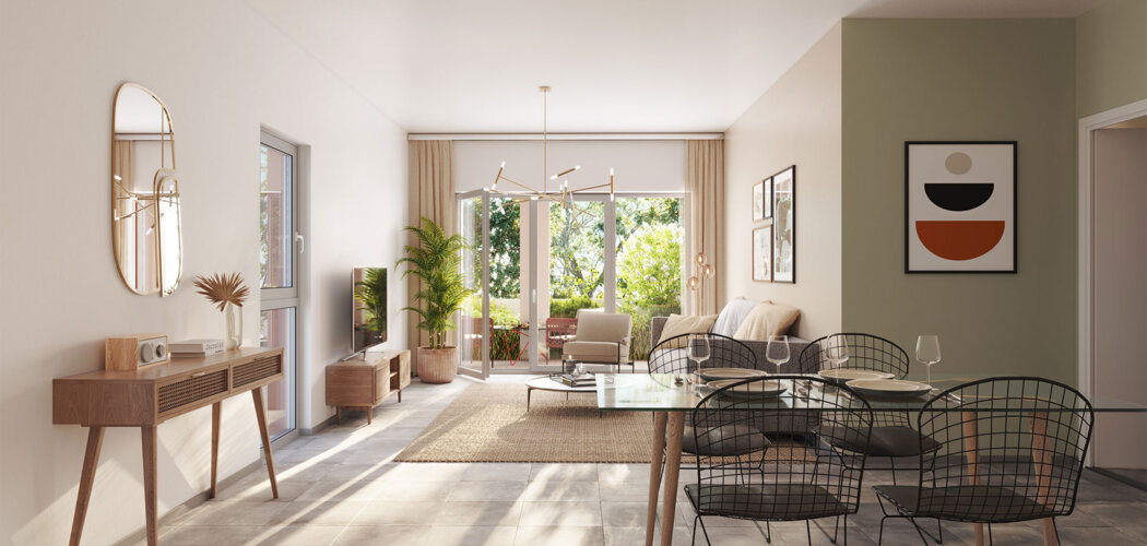 Programme immobilier neuf La résidence du parc aux écureuils - Lambesc : Résidence T2–T4 avec cadre verdoyant et confort optimisé proche des commodités (13410) - Référence : 6944