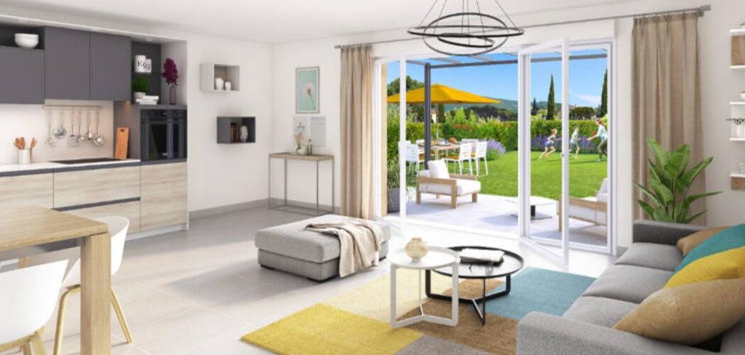 Programme immobilier neuf CLOSERIE DES TONNELLES - Le Puy-Sainte-Réparade : Résidence de 13 maisons T3 avec espaces extérieurs et luminosité naturelle proche du centre (13610) - Référence : 3456