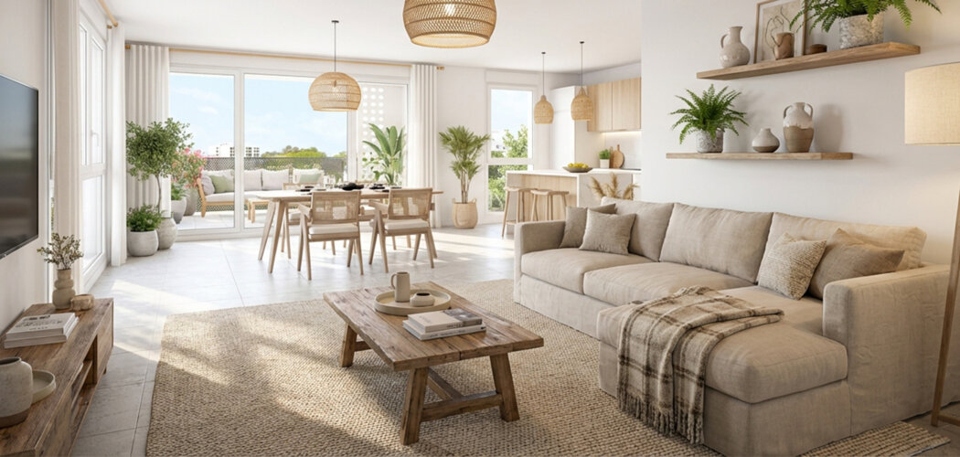 Programme immobilier neuf LE MURILLO - Marseille 14 : logements neufs lumineux et sécurisés en Hauts de Ste-Marthe (13014) - Référence : 18026