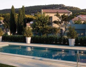 Achat / Vente immobilier neuf Ventabren au coeur d'un domaine maison avec piscine (13122) - Réf. 12865