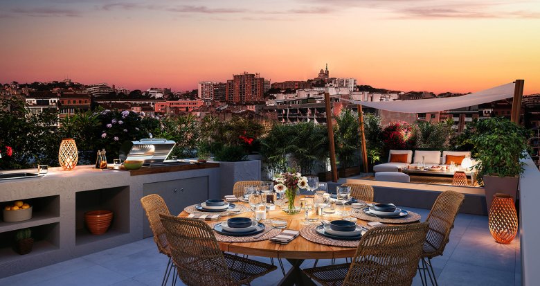 Achat / Vente immobilier neuf Marseille 8ème résidence haut de gamme au coeur de Périer (13008) - Réf. 12948